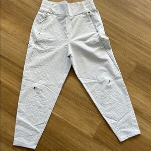 The North Face Light Gray Textured Pants